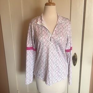 GGblue golf tennis long sleeve zip